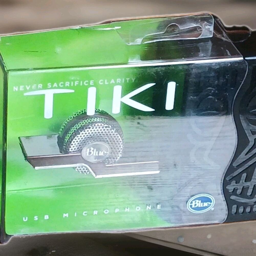 NEW BLUE TIKI MICROPHONE NOISE CANCELING SKYPE VIDEO CONFRENCING USB MICROPHONE